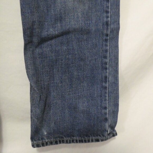 POLO RALPH LAUREN - 15911 | size 14 | Blue Cotton Distressed Denim Jeans - Picture 10 of 16